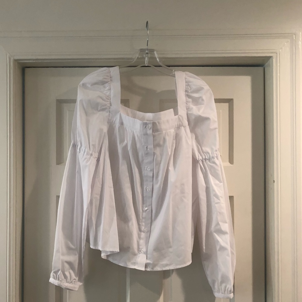 ASOS white cotton top